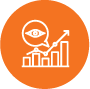 an icon representing data analytics